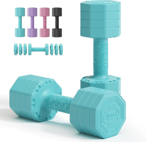 4-in-1 Adjustable Dumbbell Set 2–5KG Each No-Roll Non-Slip Home Weights