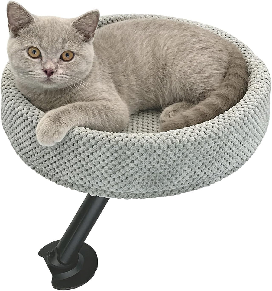 Desk Mounted Cat Bed Perch Movable Cat Hammock Sleeping Nest Indoor