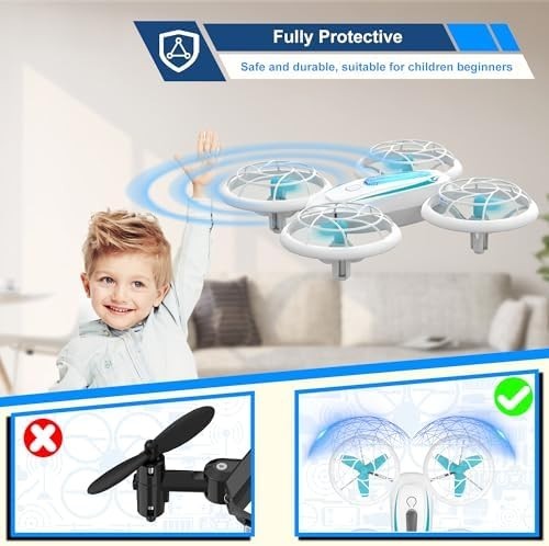 Mini Drone for Kids RC Quadcopter Altitude Hold 3D Flip Toy