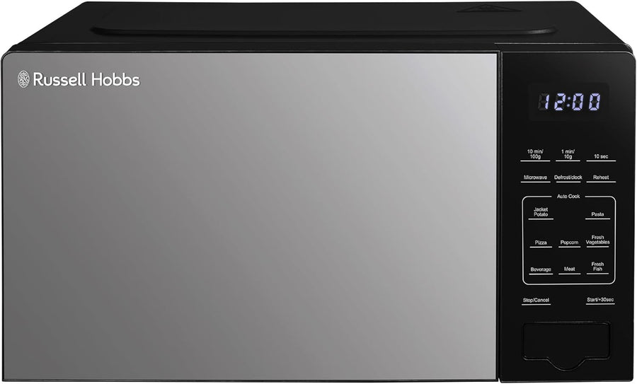 20L Digital Microwave 800W Touch Control 10 Power Levels Black