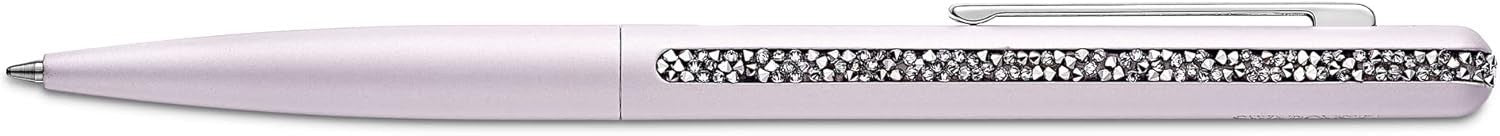 Pink Crystal Ballpoint Pen Black Ink Rose Gold Clip Gift