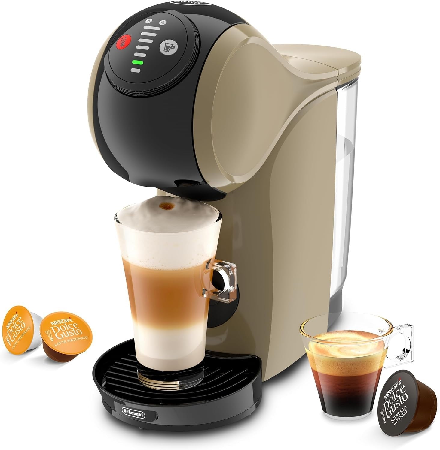 Compact Coffee Pod Machine | 15 Bar Pressure | One-Touch Control