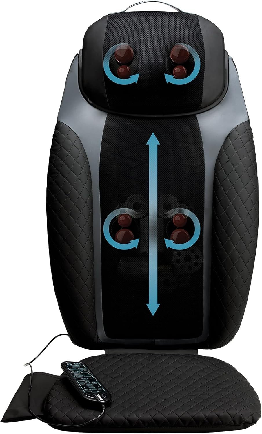 Shiatsu Back Neck Massager Cushion with Heat & Full Body Relief Pad