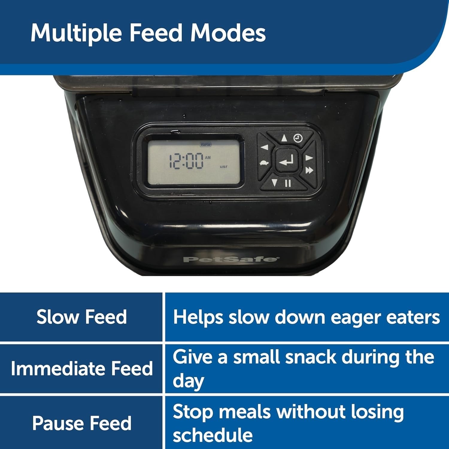 Automatic Pet Feeder 24 Cup Programmable Portion Control Food Timer