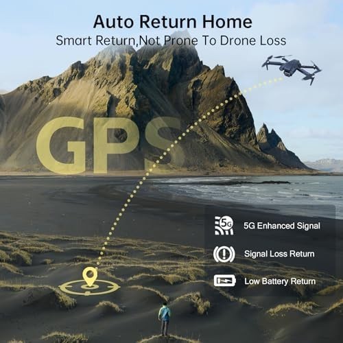 GPS Drone with 4K UHD Camera, 90 Min Flight & Follow Me Mode
