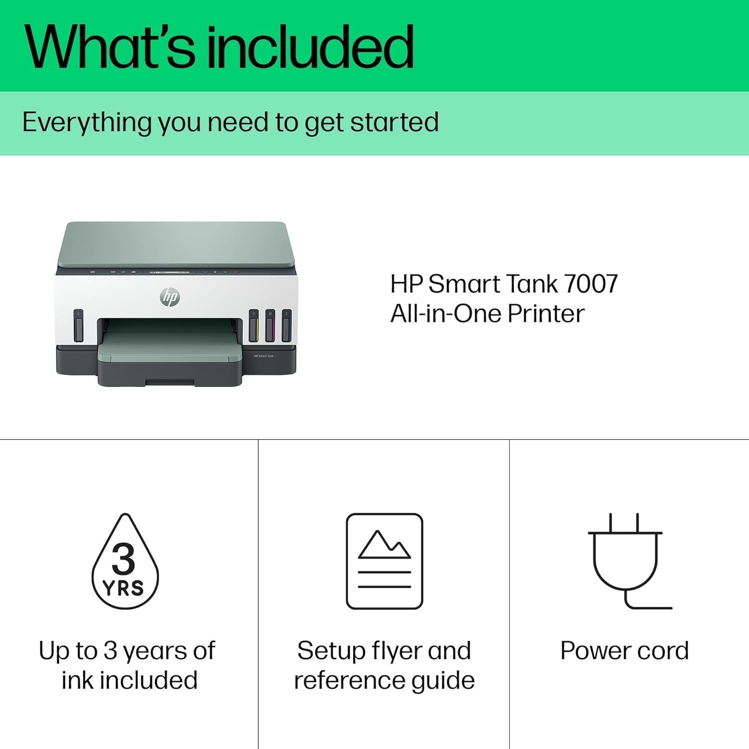 Wireless Grey All-in-One Printer Duplex Scan Copy Refillable Ink Home A4