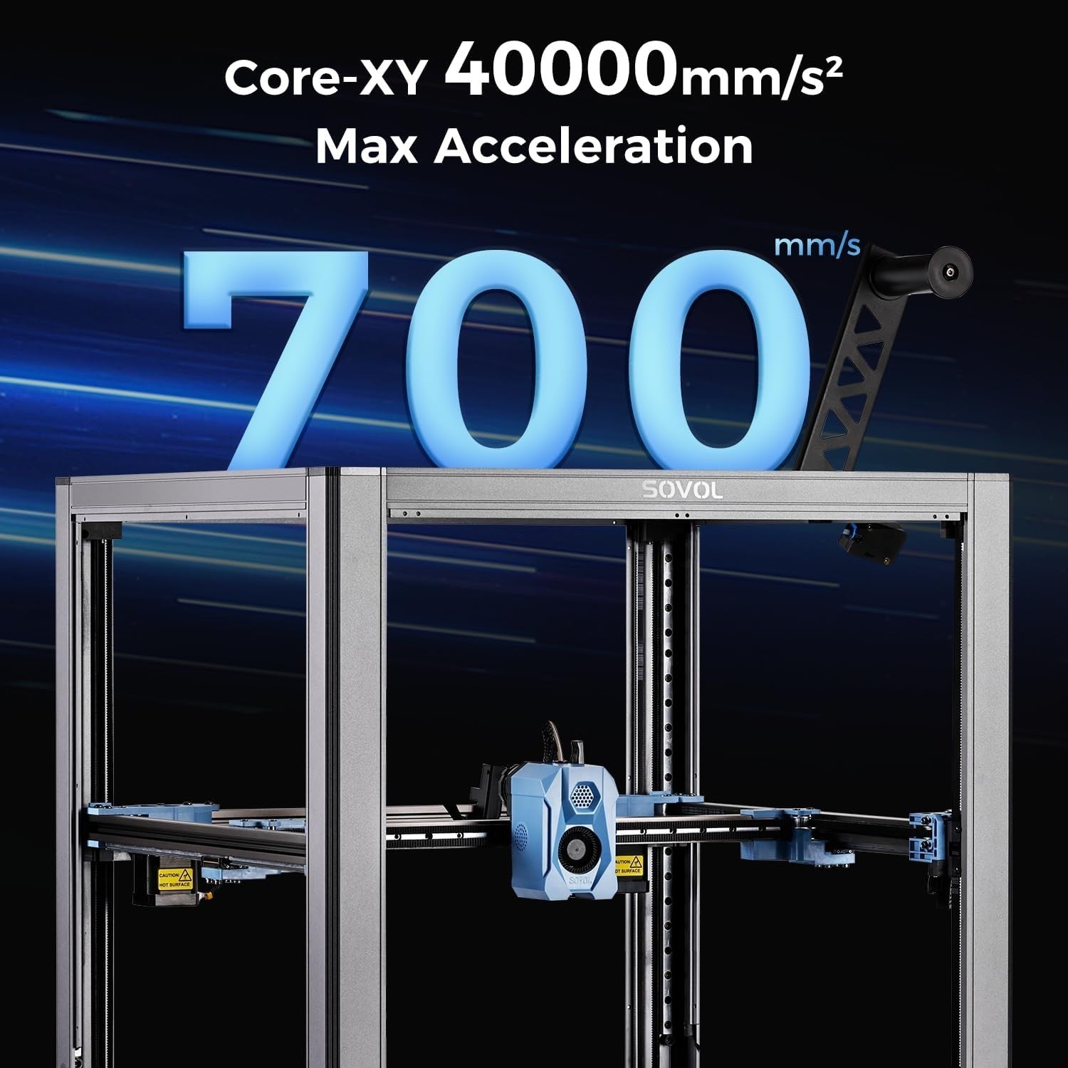 CoreXY 3D Printer 700mm/s High Speed Auto Level Large Build Camera