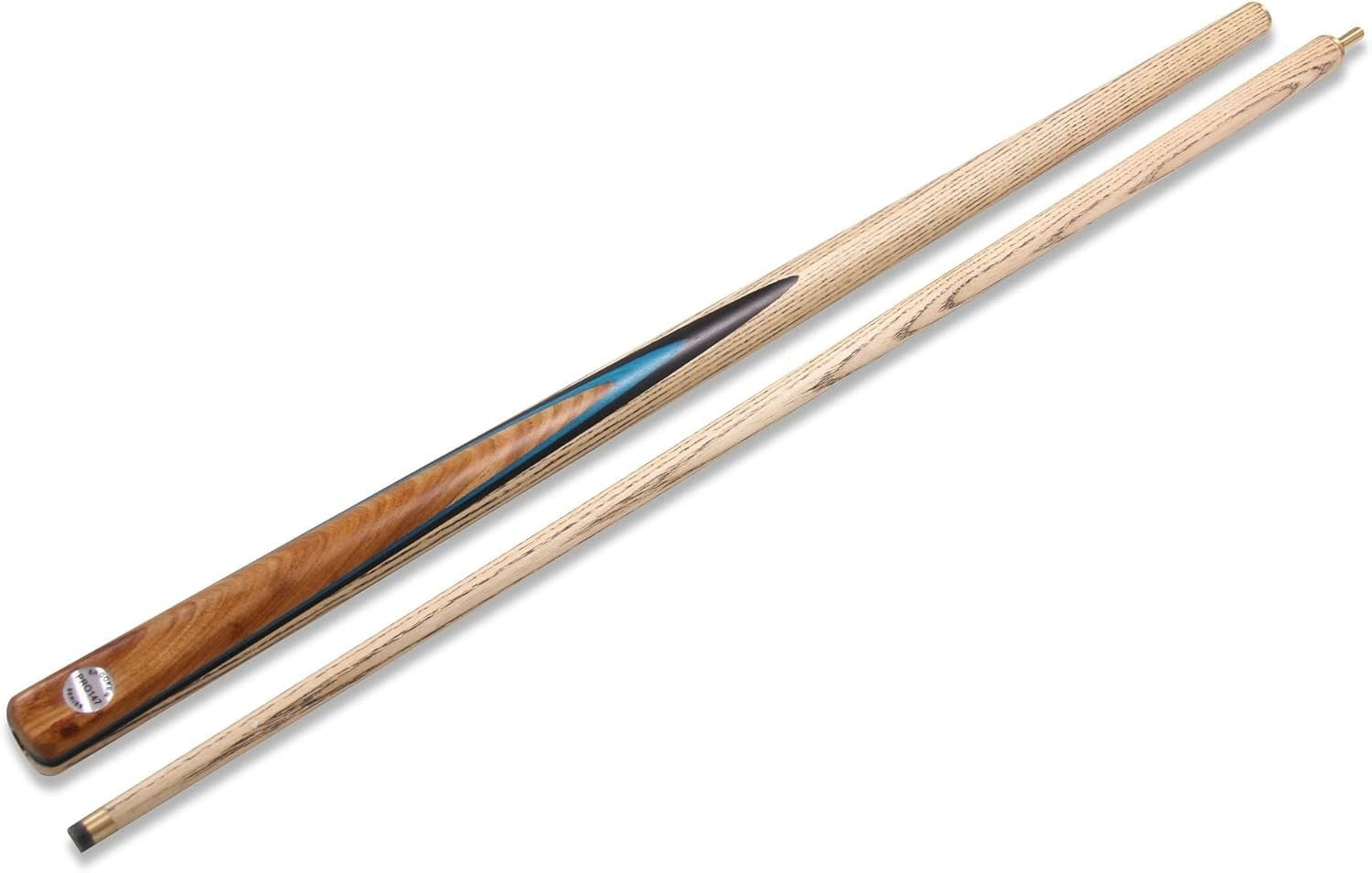 Classic Style Ash Cue 57in Snooker Pool 2 Piece 9.5mm Extension Thread