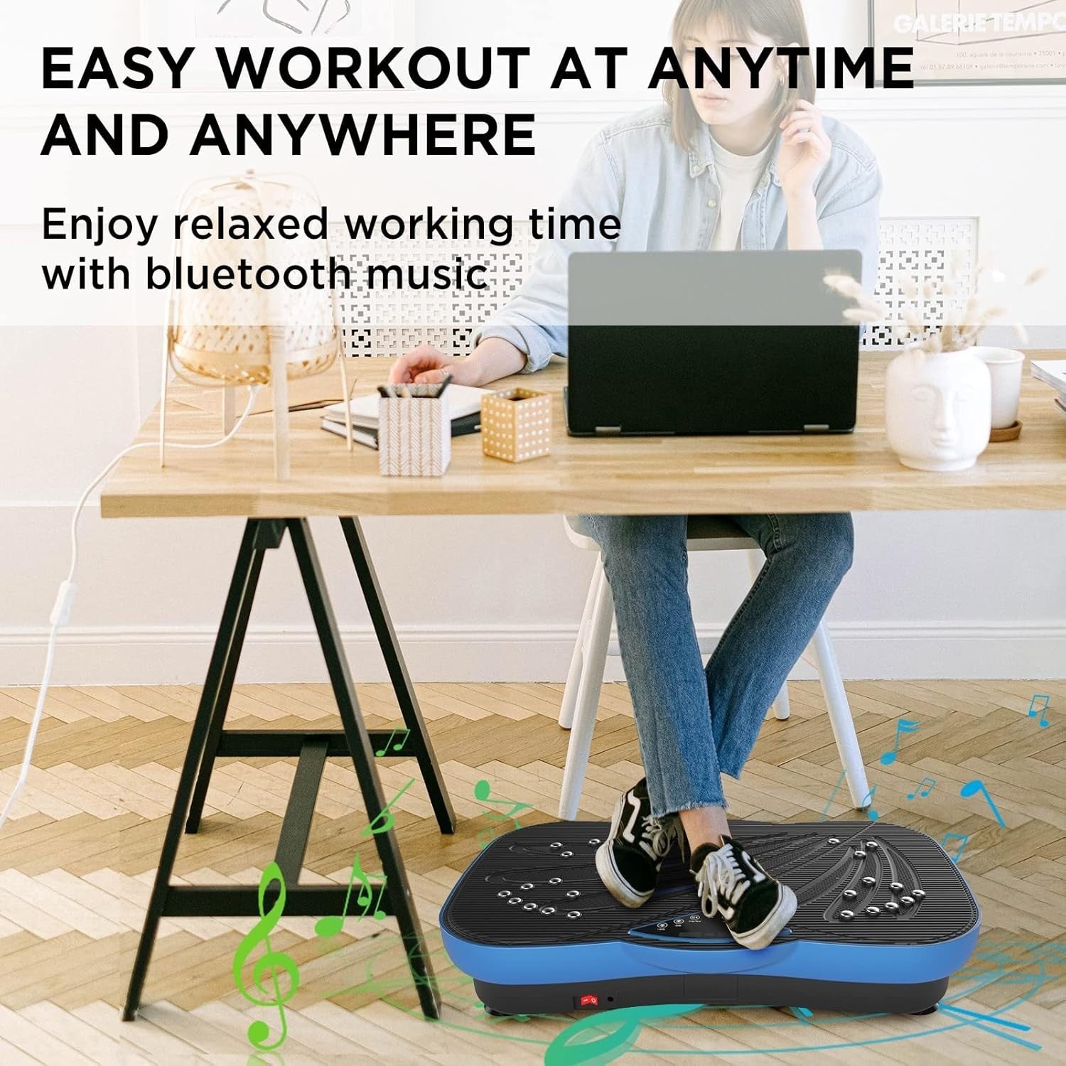 Professional Vibration Plate Power Platform 199 Speeds Bluetooth