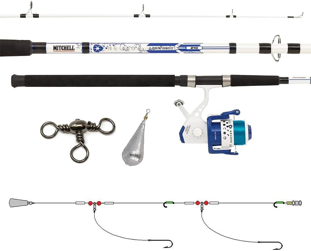 Sea Boat Fishing Rod & Reel Combo 2.12m 60-120g Set