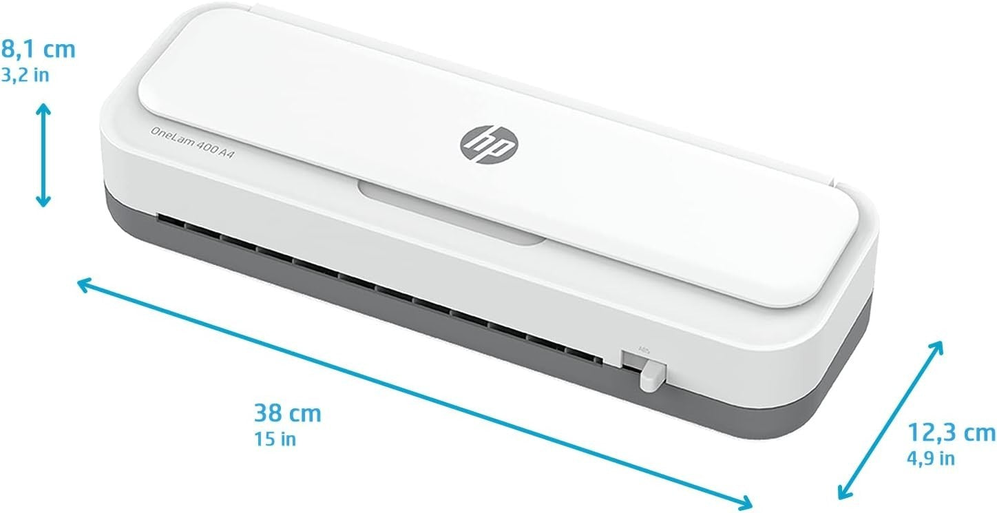 A4 Laminator Hot Cold 400mm/min Fast Warm Up 75–125 Mic Kit