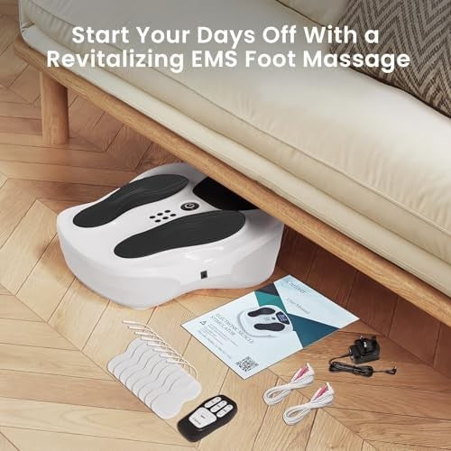 EMS TENS Foot Massager for Pain Circulation Plantar Fasciitis 99 Levels