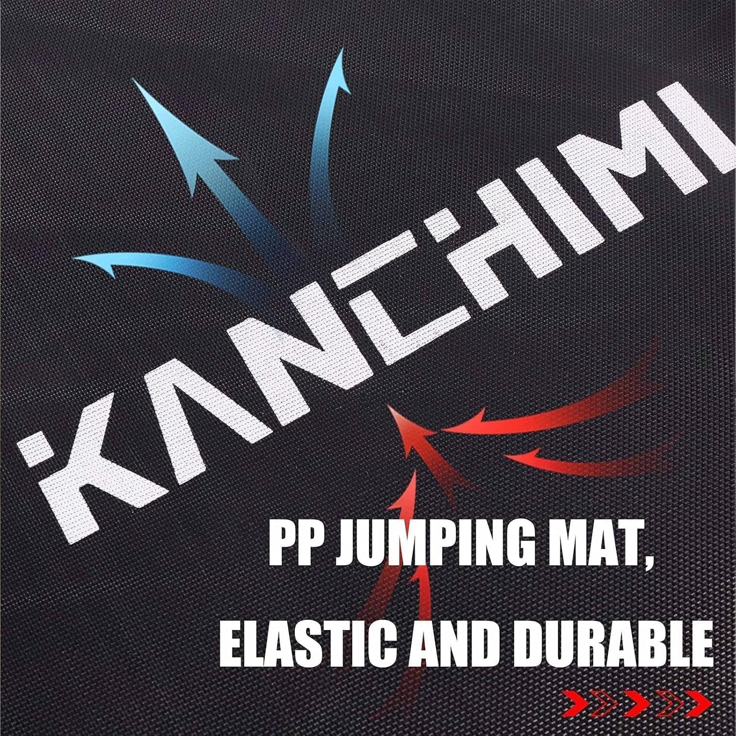 48in Folding Fitness Rebounder Trampoline Handle Indoor Workout 150kg