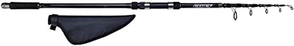 3.9M Telescopic Carp Rod – Carbon, Folding, Spinning, Heavy 120g