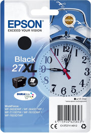 XL Black Ink Cartridge High Yield Printer Ink 27XL Sharp Text Prints