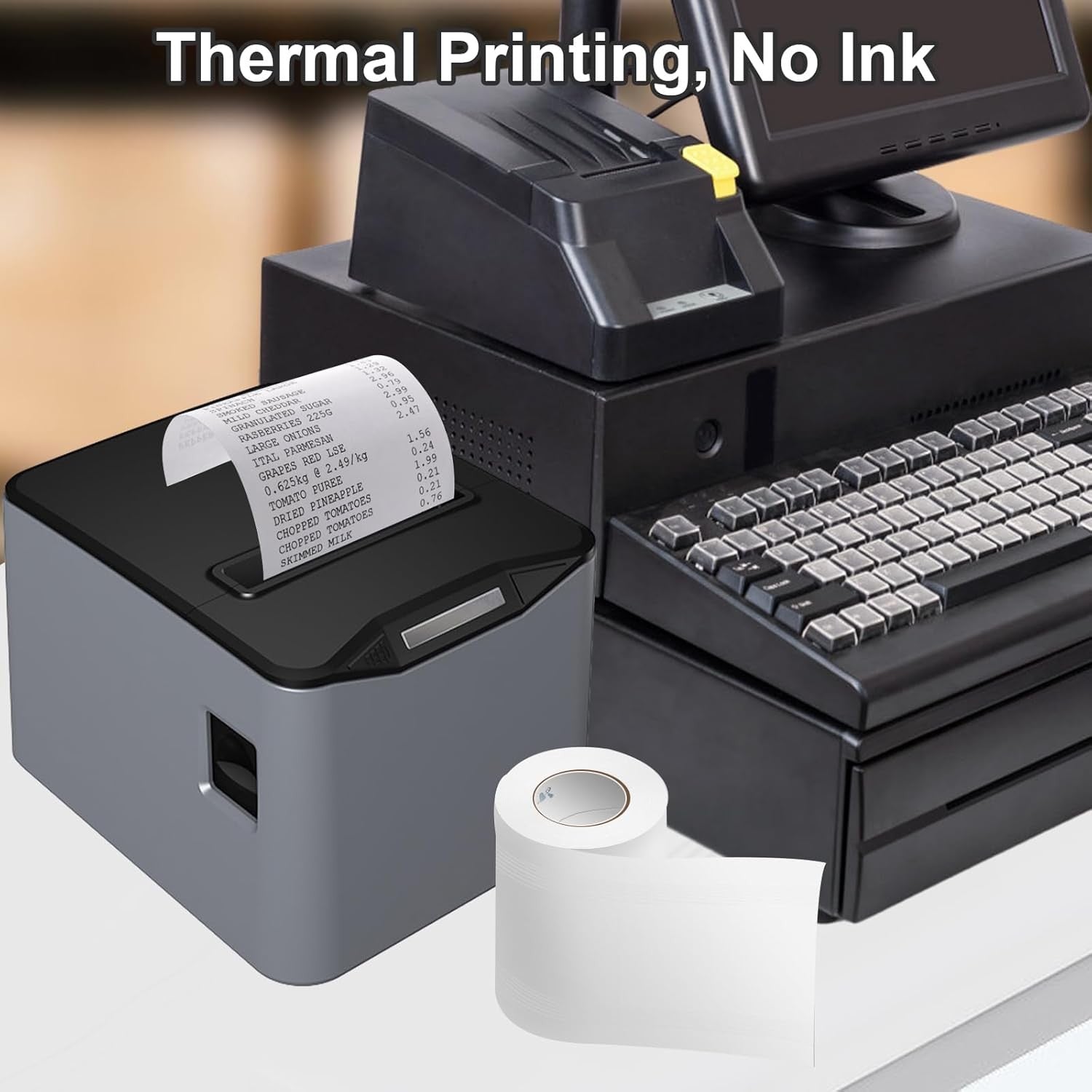 80mm Thermal Receipt Printer USB Ethernet POS