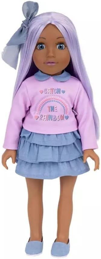 46cm Fashion Doll Pastel Hair Poseable Sleepy Eyes Gift Box