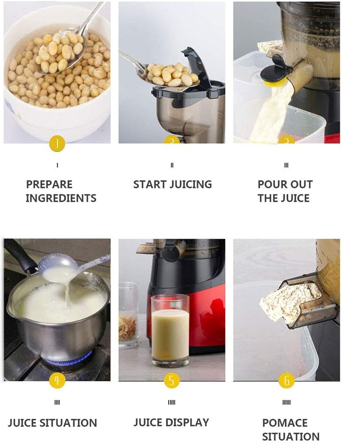 Luxury Gold Whole Fruit Juicer Automatic Vegetable Extractor Party Use
