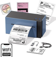 WiFi 4x6 Shipping Label Printer 300DPI Thermal