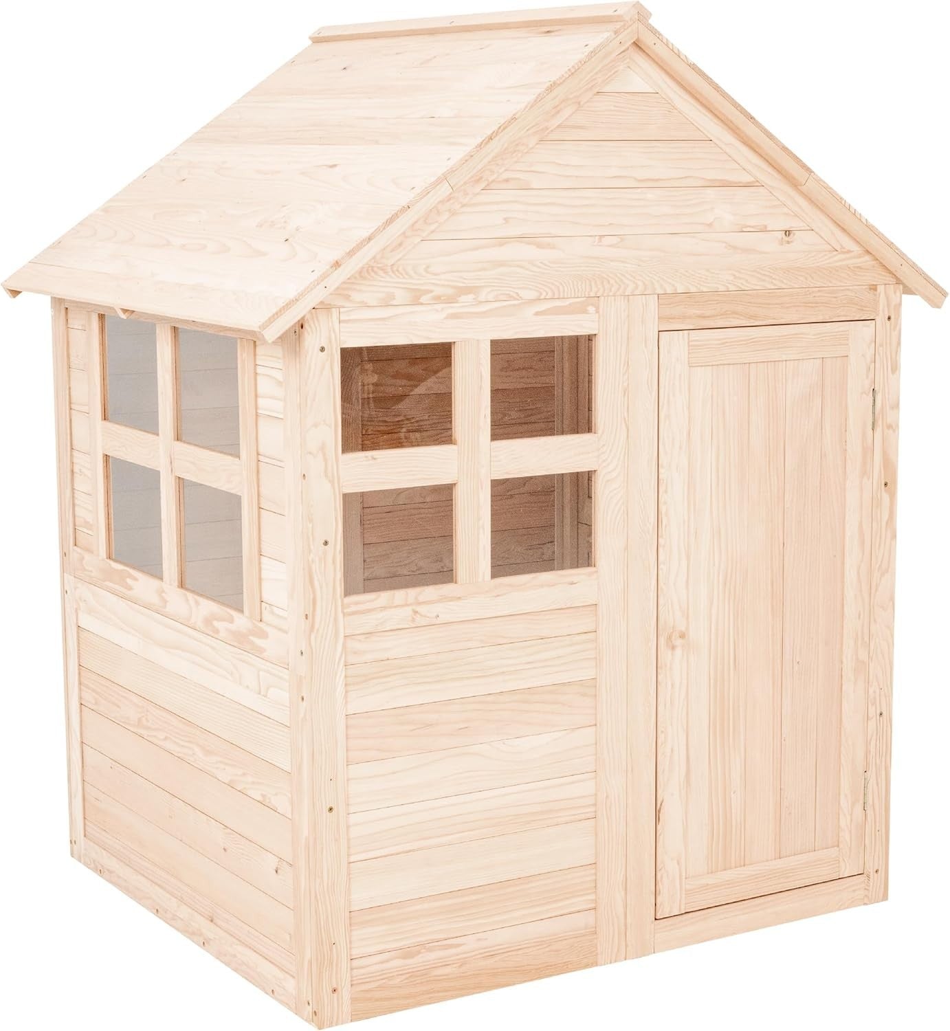Wooden Kids Garden Playhouse FSC Cottage Outdoor Custom Build Ages 2+