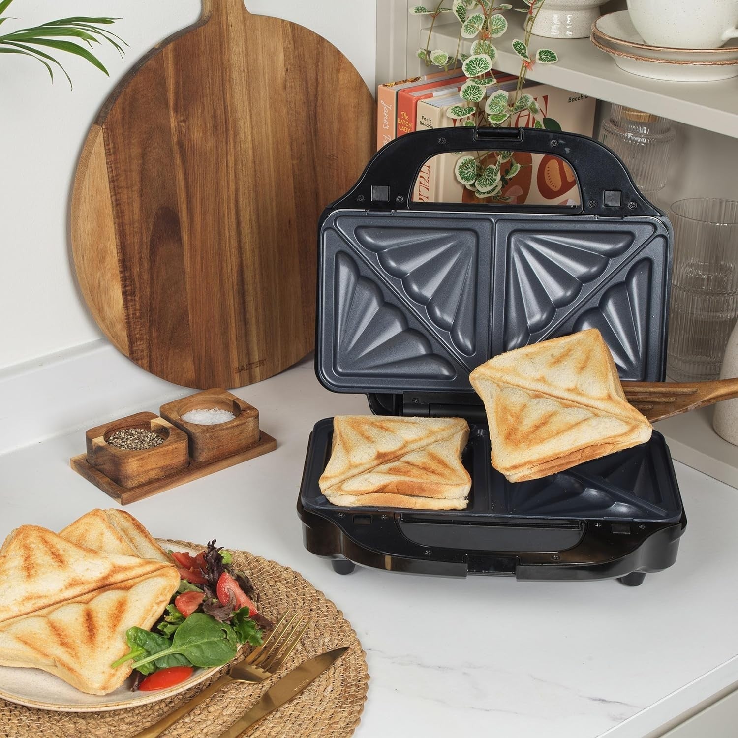 3 in 1 Snack Maker 900W Deep Fill Waffle Panini 26.4cm