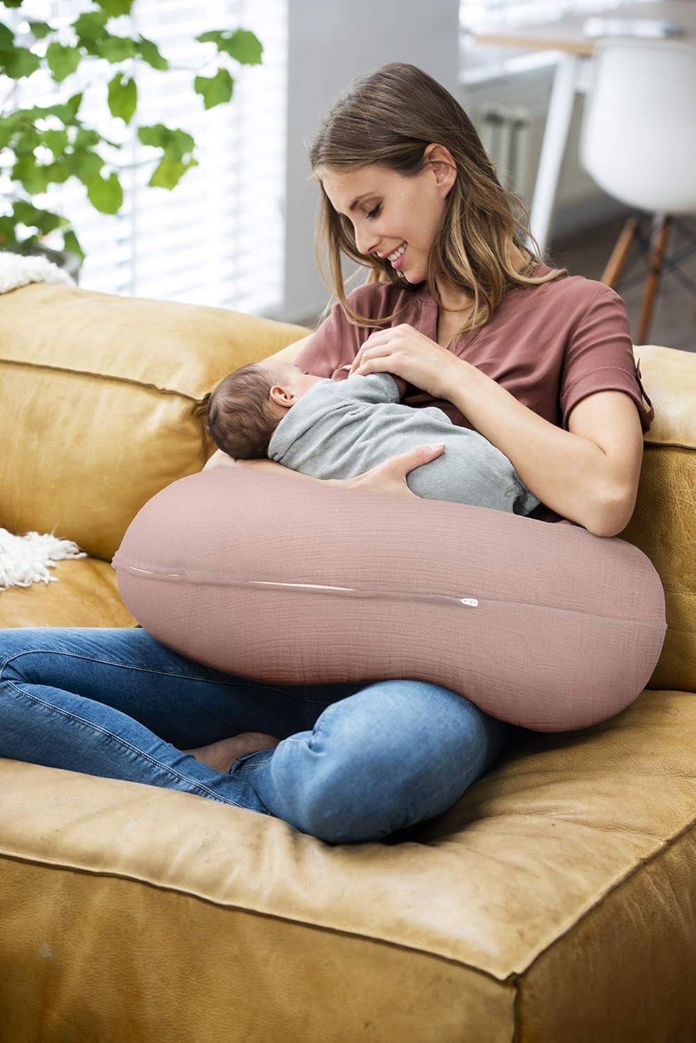 Pregnancy Body Pillow 180cm Maternity Nursing Support Organic Cotton