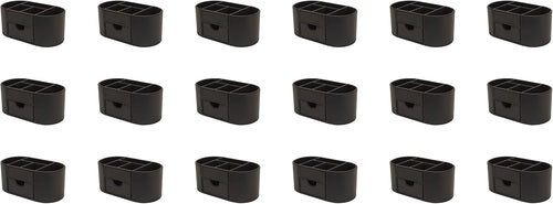 Faux Leather Desk Organiser 6 Compartments Drawer Tidy 18-Pack
