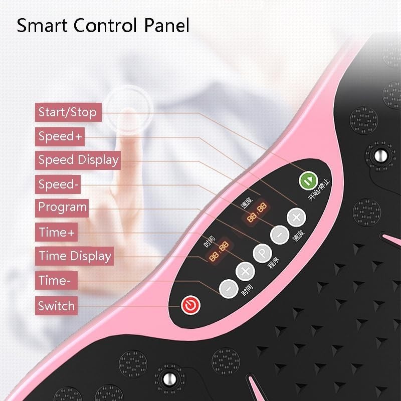 Indoor Vibration Plate Fitness Machine Foot Massage Home Workout