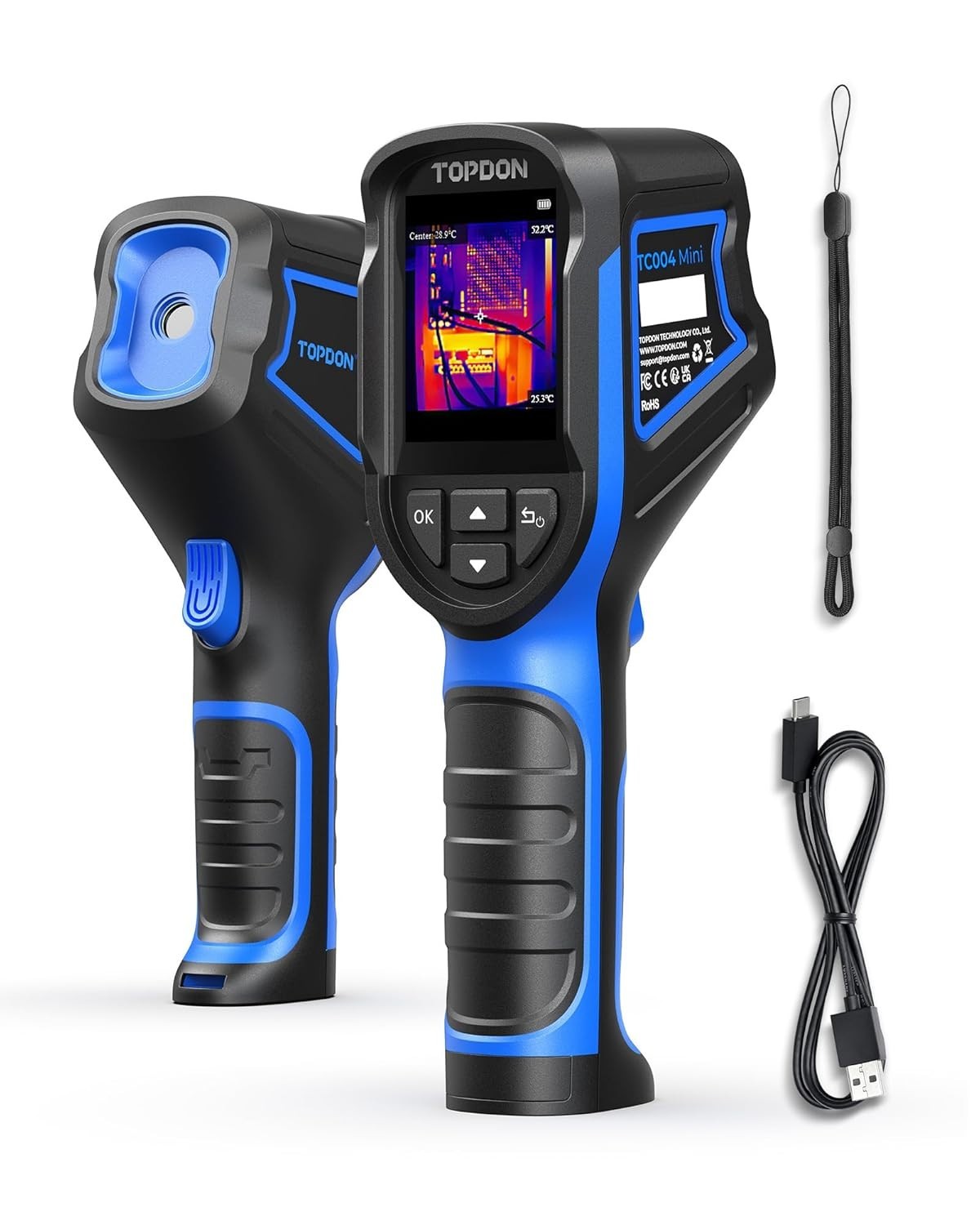 240x240 Thermal Imaging Camera IR Infrared Scanner HVAC Leak Tool