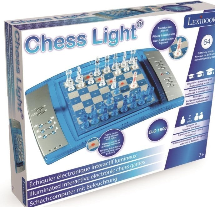 Electronic Chess Game with LEDs | 64 Levels | Touch Keyboard | Family Strategy