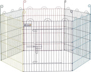 Metal Dog Puppy Playpen Crate Pen Fence 120cm x 60cm Indoor Outdoor Run
