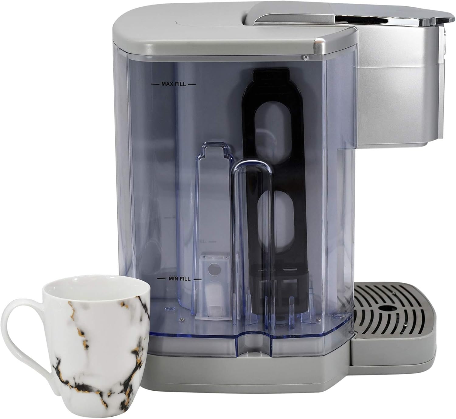 Single-Serve Coffee Maker 4–12oz Fast Brew 72oz Tank Hot Water Function