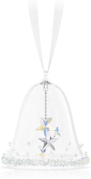 Crystal Holiday Bell Ornament XS • 300 Facets Sparkle • Luxury Festive Décor