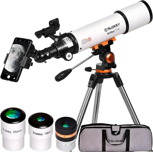 Black 20x-250x Telescope for Kids & Adults Moon, Stars, Stargazing