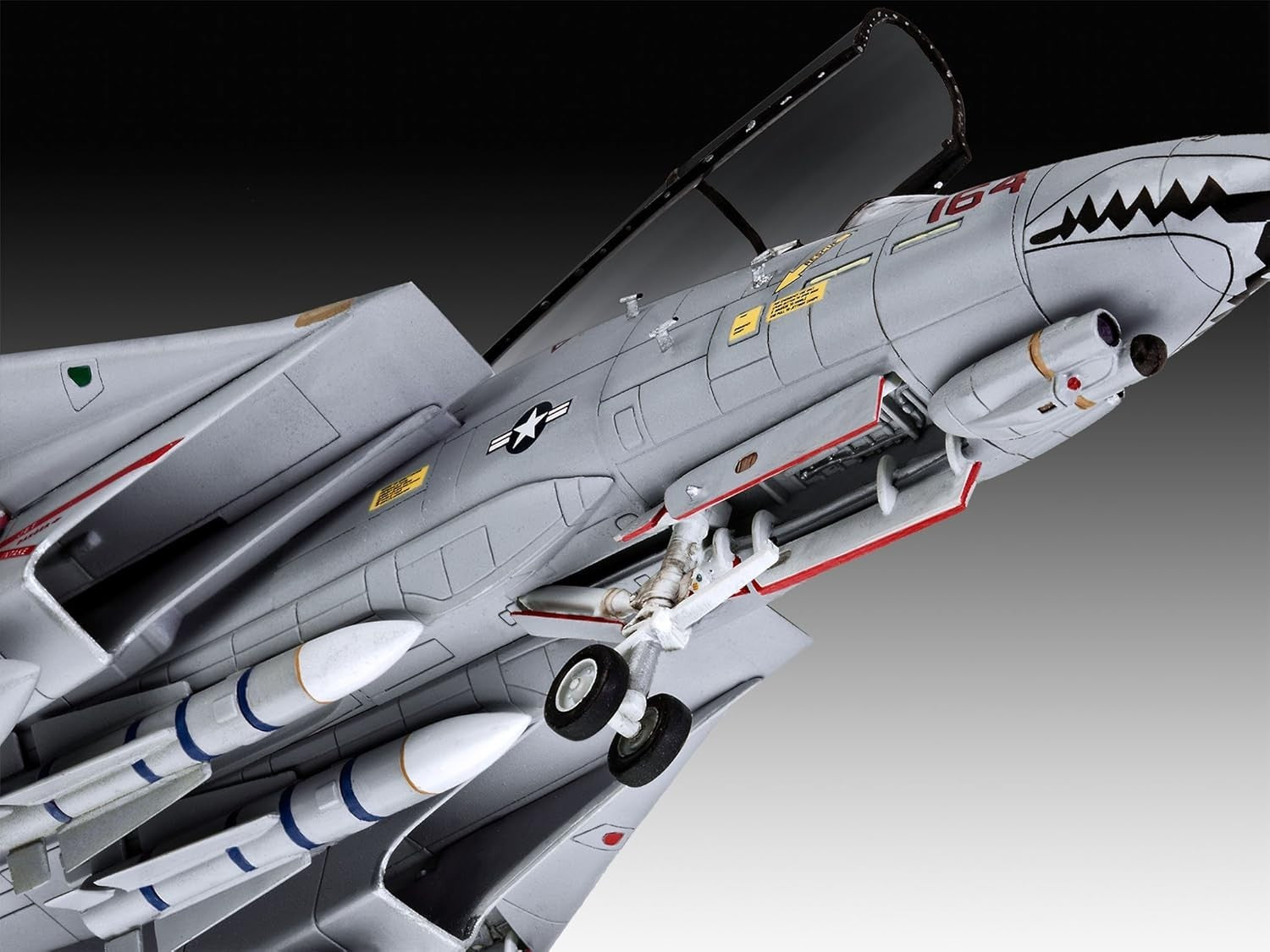 F-14D Super Tomcat 1:72 Jet Model Kit – 111 Parts Military Plane Replica