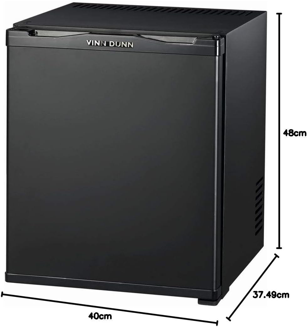 25L Silent Mini Fridge Drinks Cooler Bedroom Office Hotel Black Compact