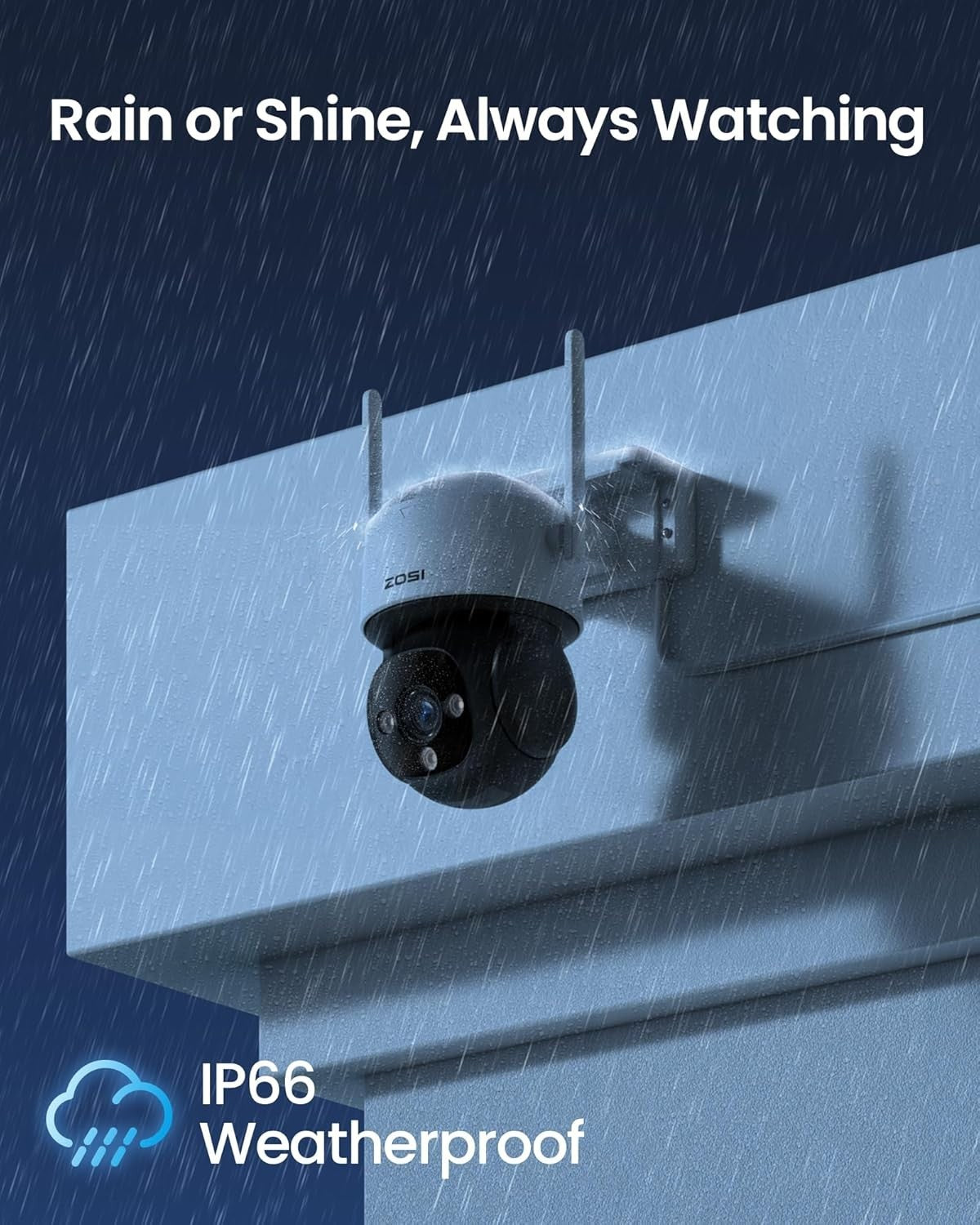 4K WiFi Security Camera PTZ 8MP Night Vision AI Detection CCTV