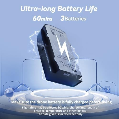4K GPS Drone w/ 3 Cameras 5G WiFi 60Min Flight Brushless Motor Follow Me