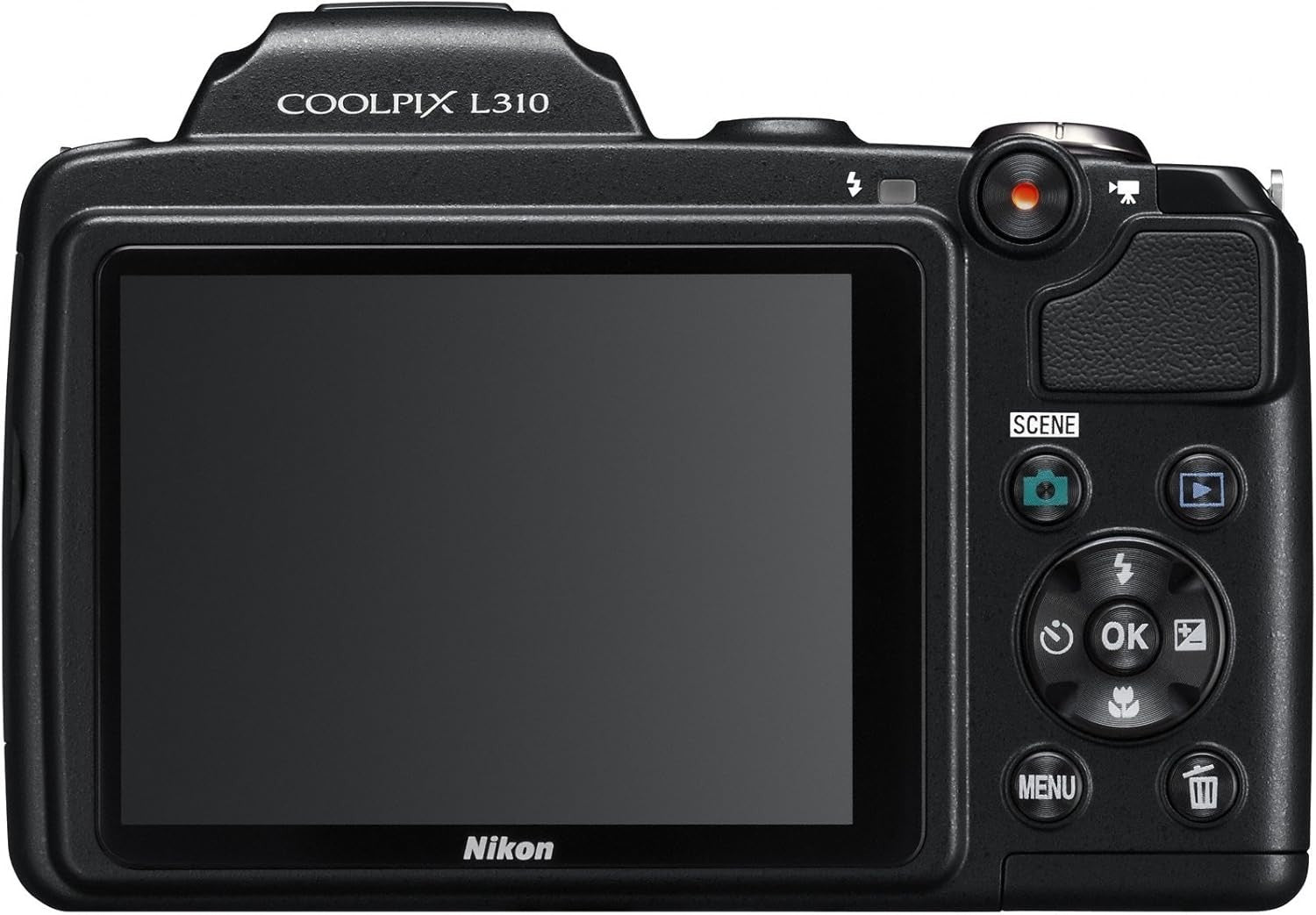 Digital Camera 14.1MP 21X Optical Zoom HD Video 3in LCD Black