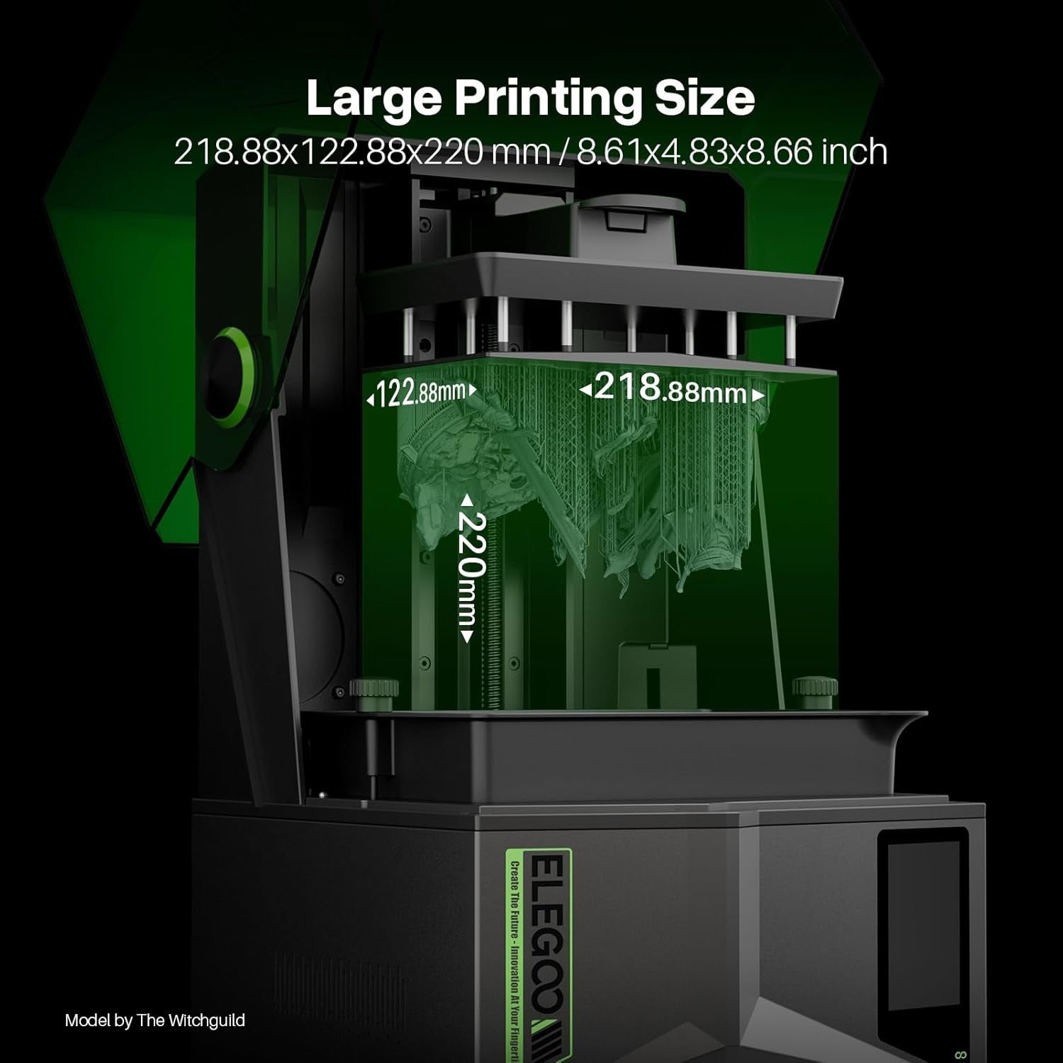 12K Resin 3D Printer 10'' Mono LCD Auto Level Large Build MSLA