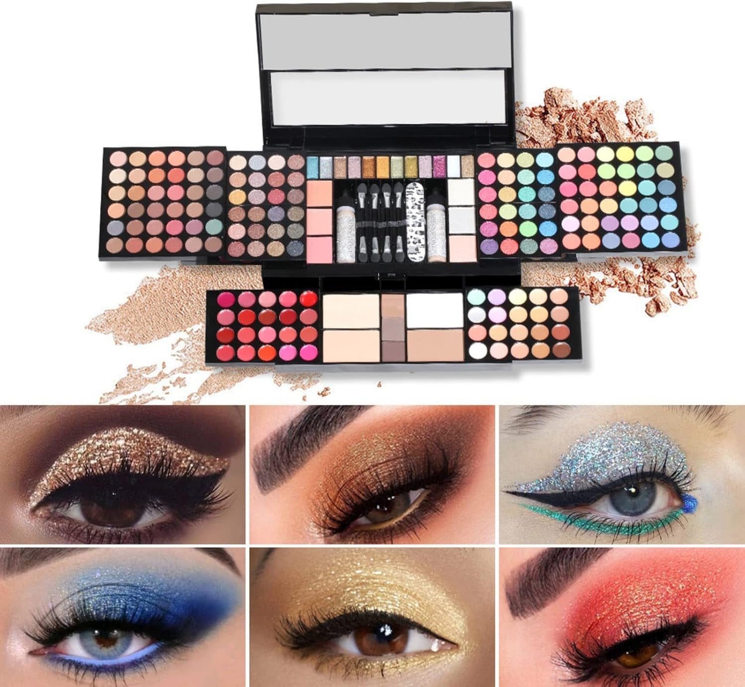 All In One Makeup Set Travel Kit Matte Eyeshadow