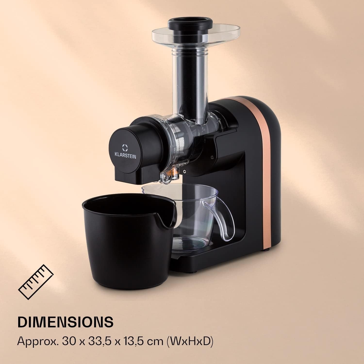 Vertical Slow Juicer 200W Quiet Cold Press BPA Free Easy Clean