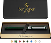 Luxury Rollerball Pen British Racing Green Chrome Medium Gift