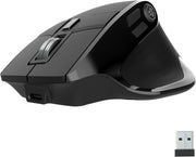 Ergonomic Bluetooth Mouse OLED Display Tri-Mode Wireless Rechargeable