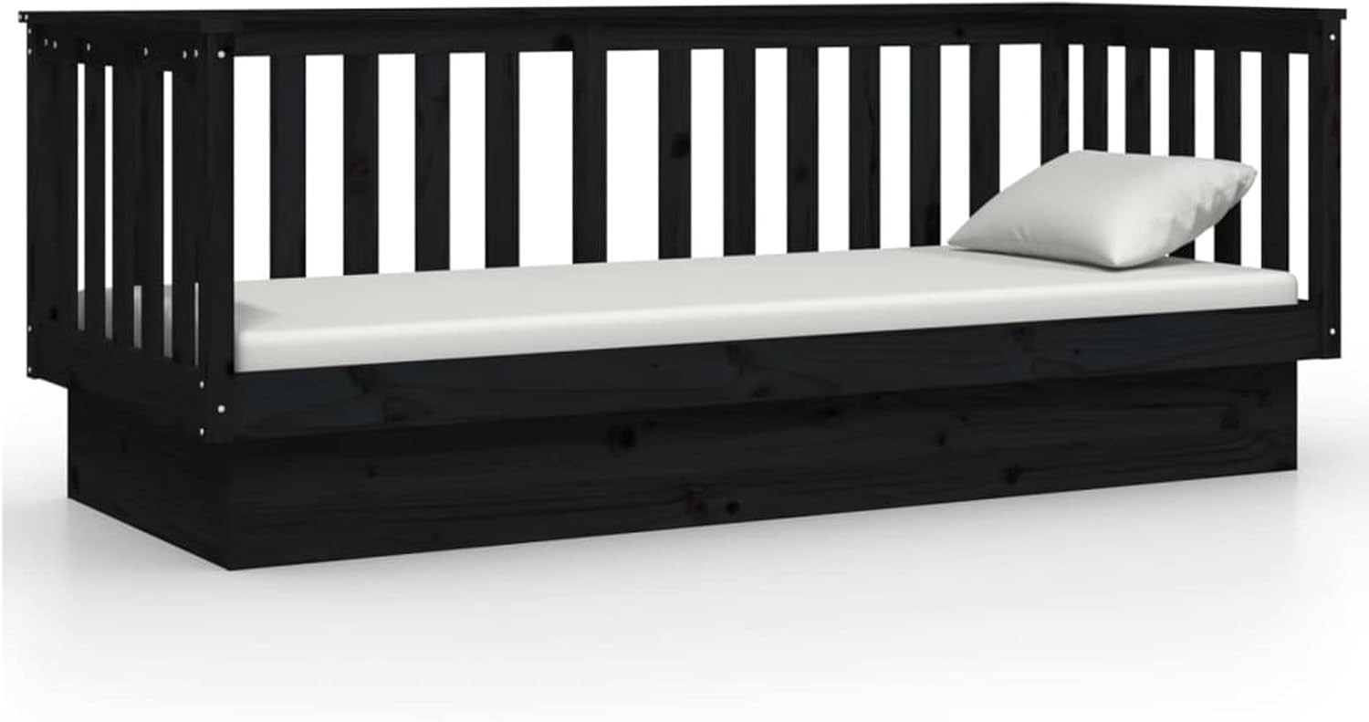 Solid Pine Wood Daybed Sofa Bed 90x190cm | Rustic Indoor & Outdoor Sofa