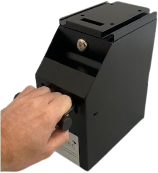 Under Counter Cash Safe Locking Note Deposit Box Steel Money Storage