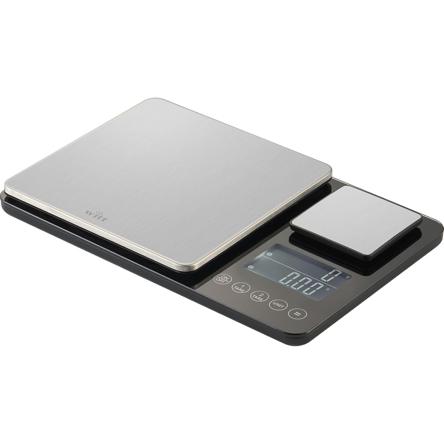 Digital Dual Kitchen Scales LCD Timer Precision Weighing for Pizza Dough