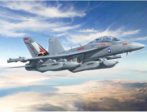 1:48 Scale EA-18G Growler Military Aircraft Model Kit Unassembled Plastic