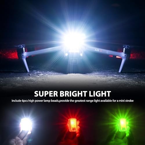 STARTRC Drone Strobe Light Anti-Collision LED Flash for DJI Mini/Mavic/Phantom