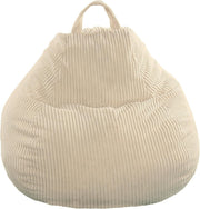 Comfortable Large Bean Bag Chair for Kids & Adults – Washable, Portable Foam